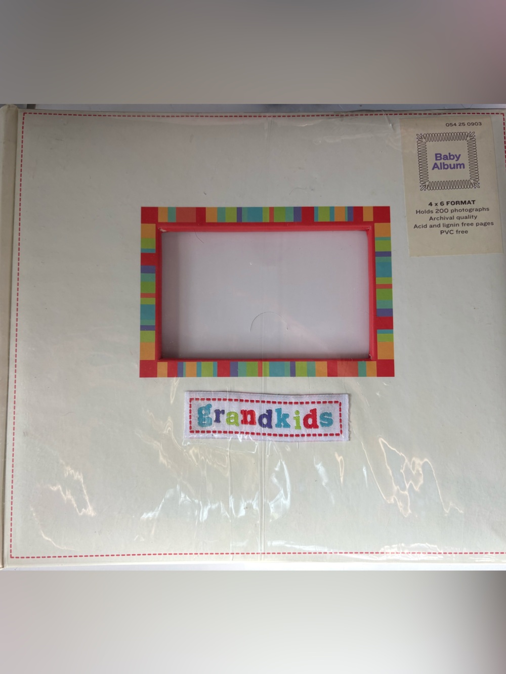 Grandkids Baby Photo Album/Memory Book for Grandparents 4X6 holds 200 photos